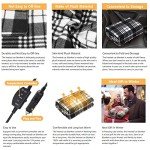 Heated Electric Car Blanket with Temperature Control
