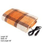 Stalwart 12-Volt Heated Car Blanket for All Vehicles
