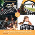 Heated Electric Car Blanket with Temperature Control
