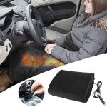 Portable Heated Car Blanket with Adjustable Heat Levels