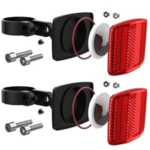 Airtag Bike Mount and Anti-Theft Holder (2 Pack)
