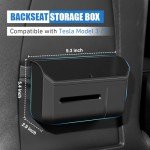 Tesla Model 3 Model Y Seat Back Organizer Tray