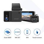 AUTO-VOX AD2 Dual Dash Cam with GPS