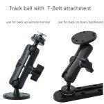 Aluminum Ball Mount with Double AMPS Plates