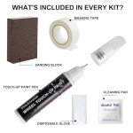 Gloss Black Wheel Touch Up Paint Repair Kit