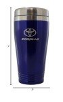 Toyota Corolla Blue Stainless Steel Travel Mug by Au-TOMOTIVE GOLD