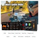 VSYSTO F9L Motorcycle Dash Cam with Bluetooth & GPS