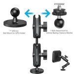 Fish Finder Mount with Long Arm Extension for Vehicles