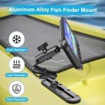 Fish Finder Mount with Long Arm Extension for Vehicles