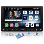 Double Din Car Stereo with Android Auto & Wireless CarPlay