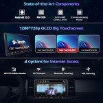 Double Din Car Stereo with Android Auto & Wireless CarPlay