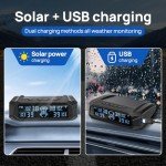 Masoll Wireless RV TPMS with Solar Charger & Sensors
