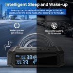 Masoll Wireless RV TPMS with Solar Charger & Sensors