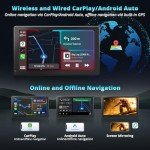 RevcarX 7" Wireless CarPlay & Android Auto Screen