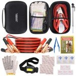Emergency Car Kit - Premium Bag, Battery Jumper Cable