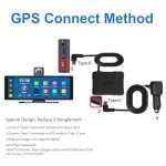 10.3" Wireless Car Stereo with 4K Dash Cam