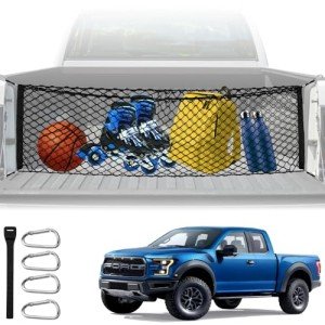 Adjustable Truck Bed Cargo Net, Heavy Duty Storage