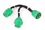 5pc SAE J939 Splitter Y Cable for Trucks