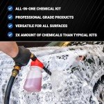 Professional 15-Piece Car Wash Kit with A.I.M. Chemicals
