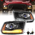 JSBOYAT 2013-2018 Dodge Ram OE Projector Headlights LED