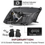 JSBOYAT 2013-2018 Dodge Ram OE Projector Headlights LED