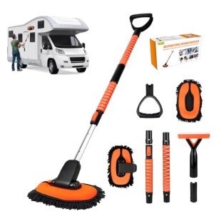 55" Chenille Car Wash Brush with Long Handle