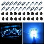 Super Bright Ice Blue Dash Light Bulbs Pack of 20