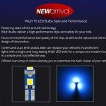 Super Bright Ice Blue Dash Light Bulbs Pack of 20