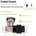 Super Bright Amber 3157 LED Turn Signal Bulbs