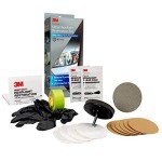 3M Headlight Restoration Kit with Sanding Discs and Wax