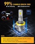 Ursprung H11 LED Bulbs - Ultra Bright 100W Pack of 2