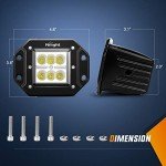 Nilight 18W Flood LED Work Lights - 2 Pack