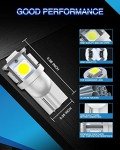 Marsauto 194 LED Bulbs - 6000K White (10 Pack)