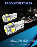 Marsauto 194 LED Bulbs - 6000K White (10 Pack)