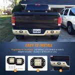 Nilight 18W Flood LED Work Lights - 2 Pack