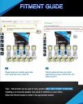 Marsauto 194 LED Bulbs - 6000K White (10 Pack)