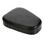Universal Motorcycle Leather Sissy Bar Cushion Pad - Black