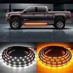 2PC Truck LED Running Board Lights - Amber Signal
