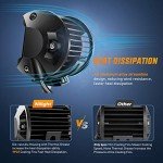 Nilight 60W 4-Inch LED Light Bar Combo
