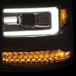 Anzo USA Projector Headlight Set with Chrome Housing