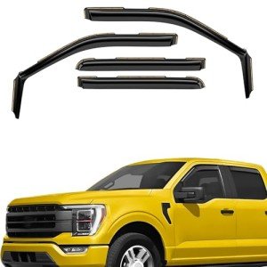 AEROGUYS Ford F150 2021-2024 Window Deflectors - 4pcs