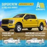 AEROGUYS Ford F150 2021-2024 Window Deflectors - 4pcs