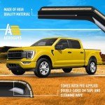 AEROGUYS Ford F150 2021-2024 Window Deflectors - 4pcs