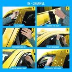 AEROGUYS Ford F150 2021-2024 Window Deflectors - 4pcs