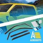 AEROGUYS Ford F150 2021-2024 Window Deflectors - 4pcs