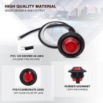 20 Pack of Amber & Red LED Marker Lights