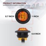 20 Pack of Amber & Red LED Marker Lights