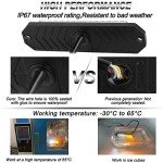 8pcs Ultra Slim 12-LED Strobe Lights for Vehicles