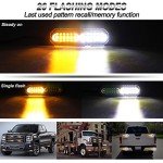 8pcs Ultra Slim 12-LED Strobe Lights for Vehicles
