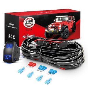 Nilight LED Wiring Harness Kit with Toggle Switch